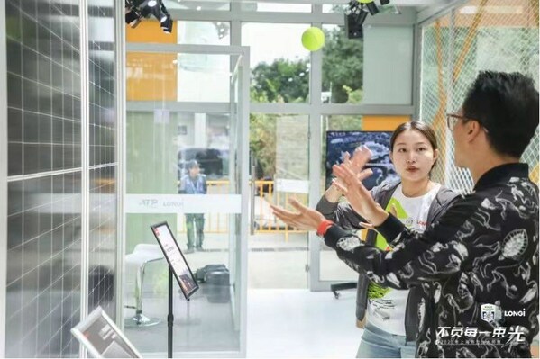 隆基Hi-MO X6亮相上海劳力士大师赛，持续进行零碳新探索