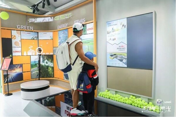 隆基Hi-MO X6亮相上海劳力士大师赛，持续进行零碳新探索