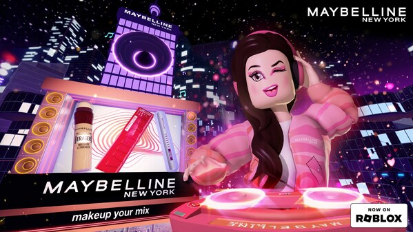 Maybelline New York 在 Roblox 引起轰动:一场数字美妆和音乐的冒险